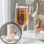 Personalised Birthday Star Sign Champagne Prosecco Flute, thumbnail 1 of 7