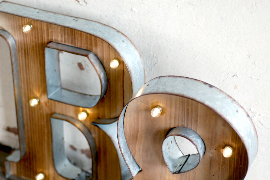 Couples Initial Fairground Wedding Letter Lights Led By The Luxe Co 