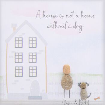 Personalised Dog Pebble Picture, 3 of 3