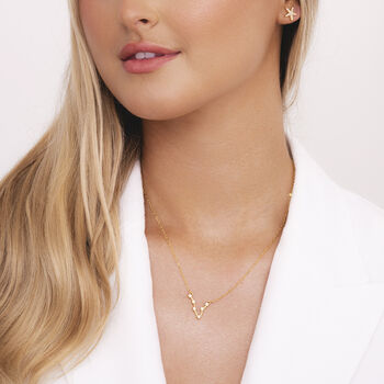 Gemini Gold Zodiac Constellation Necklace, 3 of 3