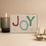 Joy Christmas Print, thumbnail 1 of 4