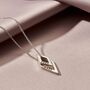 Personalised Names Geometric Necklace, thumbnail 2 of 7