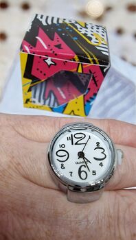 Ring Watch 90s Fashion And Handcrafted Retro Box, 11 of 12