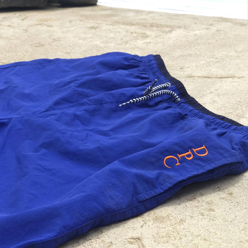 Monogrammed Personalised Swimming Trunks, 1 of 4