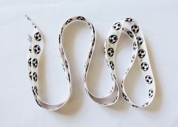Childrens/ Kids Shoe Laces Football/ Rainbow Design, 2 of 6