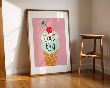 Cool Kid Ice Cream Art Print, 3 of 4