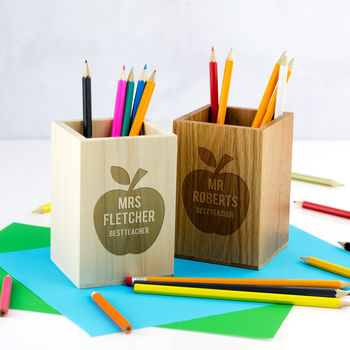 Personalised Best Teacher Pencil Pot, 3 of 4