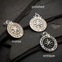 Travel Safe Personalised Silver Compass St Christopher, thumbnail 6 of 10
