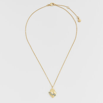 Gold Sacred Heart Necklace, 5 of 8