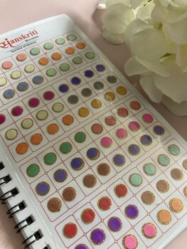Gold Zari Colourful 576 Bindi Booklet, 9 of 10