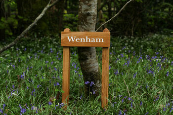 Custom Engraved House Sign With Posts, 3 of 12