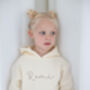 Personalised Embroidered Italic Name Hoodie, thumbnail 1 of 8