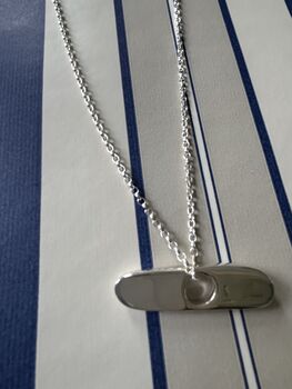 Infinity Sea Porthole Pendant Necklace, 3 of 3