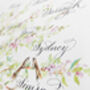 Personalised Family Tree In Calligraphy, thumbnail 2 of 10