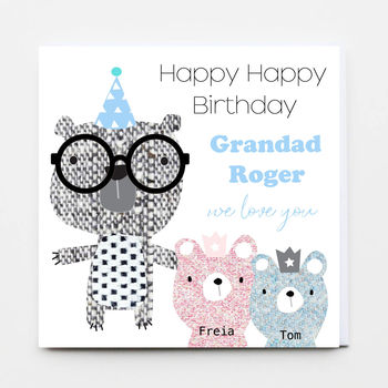 Happy Birthday Grandad Greeting Card, 3 of 5