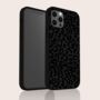 Black Leopard Biodegradable Phone Case, thumbnail 3 of 7