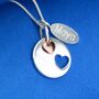 Personalised Double Heart Necklace, thumbnail 3 of 7