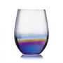 Personalised Metallic Rainbow Tumbler Glass, thumbnail 1 of 5