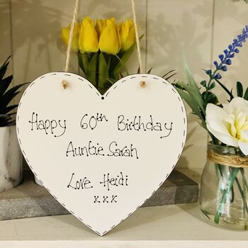 Personalised Birthday Special Occasion Name Heart Gift, 3 of 7