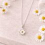 Sterling Silver Daisy Pendant Necklace, thumbnail 1 of 8