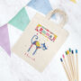 Personalised I Love Cats Fabric Party Bag, thumbnail 1 of 6