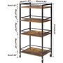 Industrial Bar Carts Kitchen Storage Serving Trolley, thumbnail 7 of 7