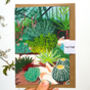 Cactus Garden Art Card, thumbnail 3 of 3