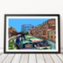 Regent's Canal East London Illustration Art Print, thumbnail 1 of 3