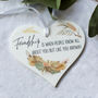 Pampas And Dried Foliage Friendship Heart Wall Hanging, thumbnail 4 of 5