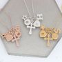 Personalised Cross Necklace With Birthstones, thumbnail 8 of 12