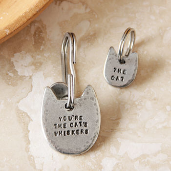 'You're The Cat's Whiskers' Keyring + Collar Charm Set, 4 of 8