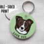 Border Collie Keychain, thumbnail 4 of 6