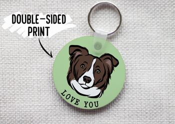 Border Collie Keychain, 4 of 6