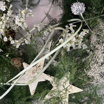 Everlasting Dried Flower Christmas Wreath, 9 of 10