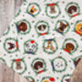 Christmas Dogs, Illustrated Tea Towel Christmas Gift, thumbnail 5 of 6