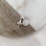 Junior Crucifix Necklace With Personalised Initial Disc, thumbnail 1 of 2