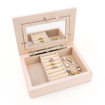 Personalised Luxury Blush Pink Photo Jewellery Box, 3 of 6