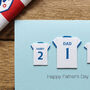 Personalised World Cup England Team Shirts Card, thumbnail 3 of 5
