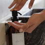 Amber Glass Kitchen Soap Dispenser Set Of Two, thumbnail 3 of 7