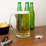 Personalised Vertical Name Etched Glass Tankard, thumbnail 3 of 7