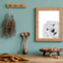 Custom Line Colour Portrait Personalised Dog Cat Art, thumbnail 5 of 7