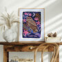 Tawny Owl Art Print, thumbnail 4 of 8