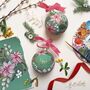 Personalised Hand Painted Floral Baubles, thumbnail 10 of 12