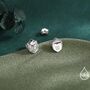 Lion Head Stud Earrings In Sterling Silver, thumbnail 8 of 12