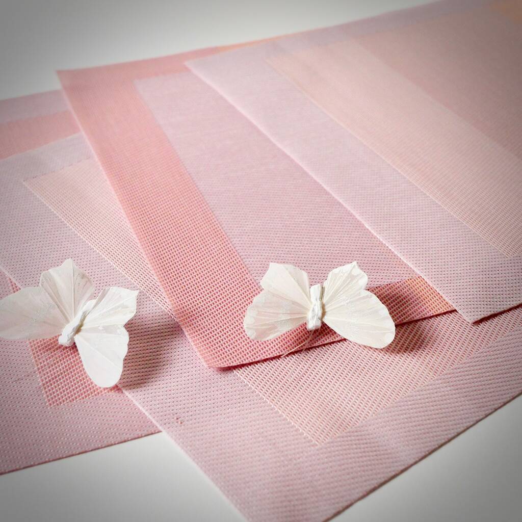 Pink Placemat By Dress For Dinner Tablescapes | notonthehighstreet.com