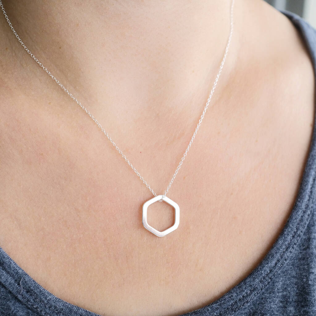 Hexagon pendant Clearance