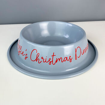 Personalised Christmas Pet Bowl, 4 of 4