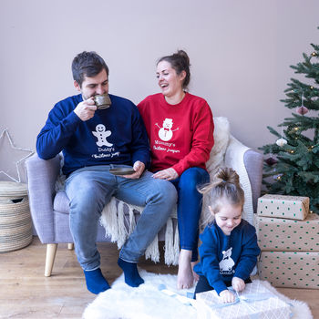 Personalised Family Christmas Jumper Set, 2 of 7