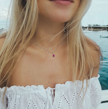 18th Birthday Birthstone Necklace – Gift For Her, 8 of 10