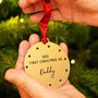 Personalised 'First Christmas As Daddy' Decoration, thumbnail 2 of 6